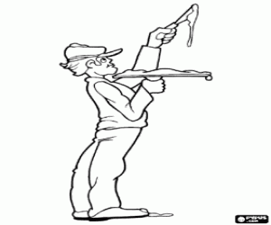 The plasterer is plastering a wall coloring page