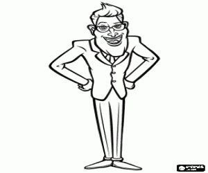 The President Hathaway coloring page