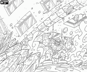 The Thing, Super Hero Squad coloring page