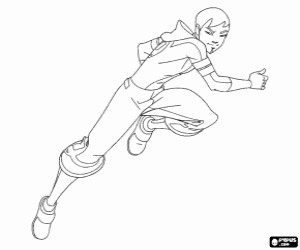 Thran, Galactic football player coloring page