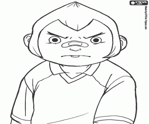 Tod Ironside, a defensive player coloring page