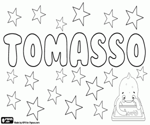 Tomasso, variant of Tomaso coloring page