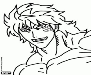 Toriko, anime manga character coloring page