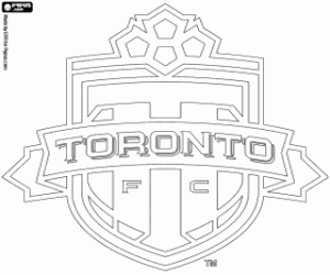 Toronto FC badge coloring page