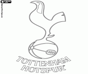 Tottenham Hotspur emblem coloring page