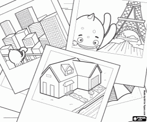 Travel photos of Pypus coloring page