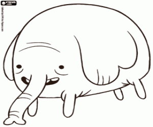 Tree Trunks, Adventure Time coloring page