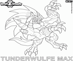 Tunderwulfe Max, Invizimal coloring page