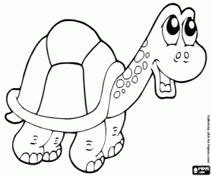 Turtle coloring page