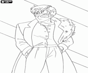 Tuxedo Mask, Sailor Moon coloring page
