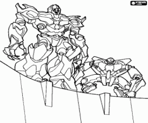 Two Transformers on the edge coloring page