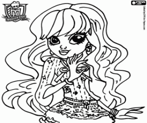 Twyla, daughter of the bogeyman coloring page