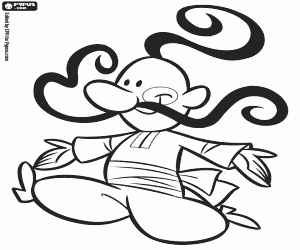 Typical dance of Ukraine, Hopak coloring page