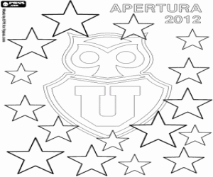 U de Chile, champion Apertura 2012 coloring page