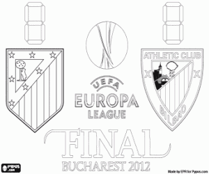 UEFA Europe League 2011-2012 Final coloring page