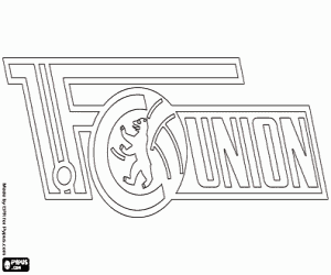 Union Berlin emblem coloring page