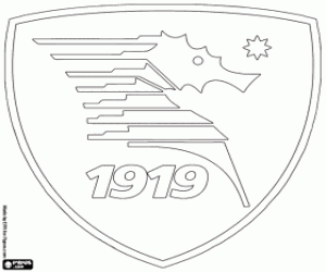 Unione Sportiva Salernitana logo coloring page