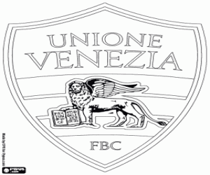Unione Venezia emblem coloring page