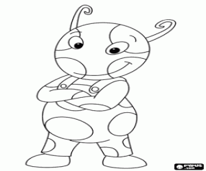 Uniqua, ant of the Backyardigans coloring page