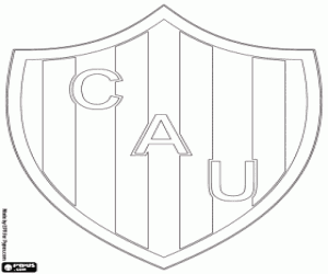 Unión de Santa Fe emblem coloring page