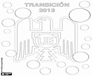 Unión Española, champion 2013 coloring page