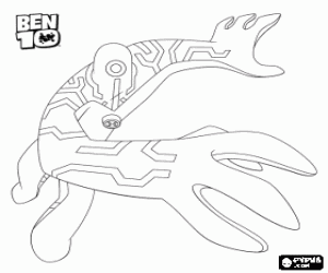 Upgrade, Ben 10 alien coloring page