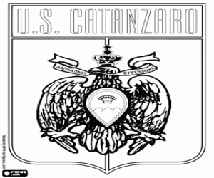 US Catanzaro logo coloring page