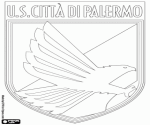 US Palermo emblem coloring page