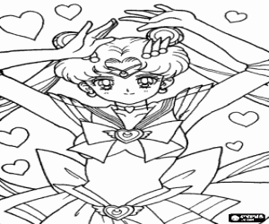 Usagi Tsukino, Sailor Moon coloring page