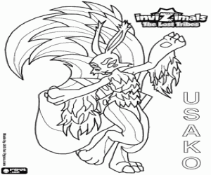 Usako, Invizimals The Lost Tribes coloring page