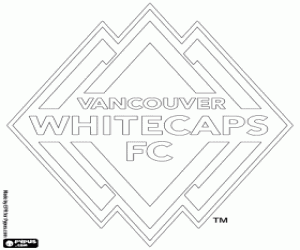 Vancouver Whitecaps FC emblem coloring page