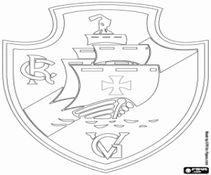 Vasco da Gama emblem coloring page