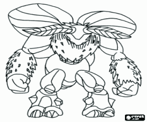 Vedetta the Magic, a gormiti coloring page