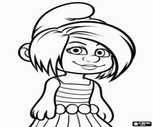 Vexy from The Smurfs Movie coloring page