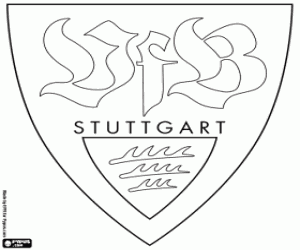VfB Stuttgart emblem coloring page