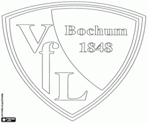 VfL Bochum emblem coloring page