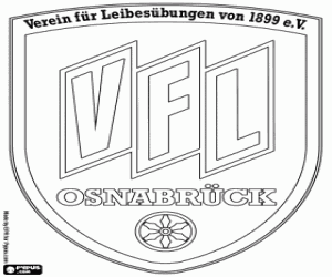 VfL Osnabrück badge coloring page