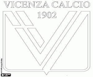 Vicenza Calcio emblem coloring page