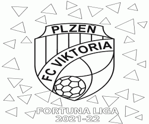 Viktoria Pilsen, champion 2021-2022 coloring page