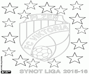 Viktoria Plzen, 2015-16 champion coloring page