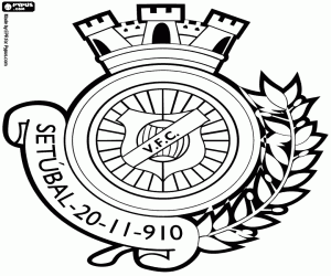 Vitória FC emblem coloring page