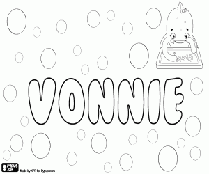 Vonnie, variant of Veronica coloring page