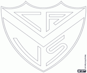 Vélez Sársfield logo coloring page