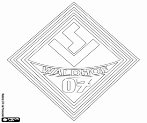 Waldhof Mannheim logo coloring page