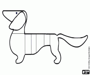 Waldi, the mascot of Munich 1972 coloring page