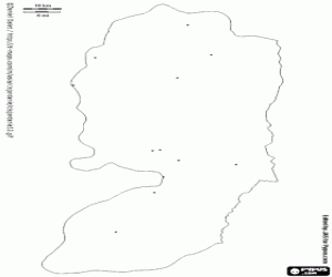 West Bank map coloring page