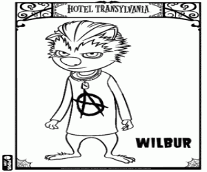 Wilbur, Hotel Transylvania coloring page