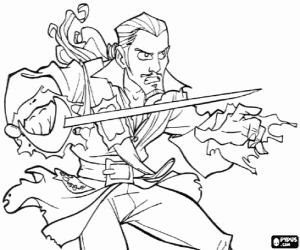 Will Turner,Pirates of the Caribbean coloring page