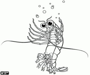 Willx the krill, Happy Feet 2 coloring page