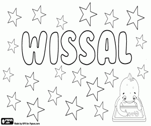 Wissal, variant of Wisal coloring page